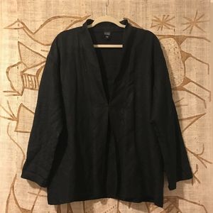 Eileen Fisher Black Kimono Jacket